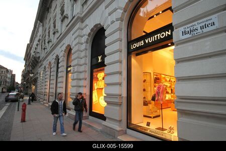 Budapest, Hajós utca-stock-foto