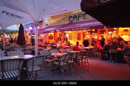 Budapest, Liszt Ferenc tér-stock-foto