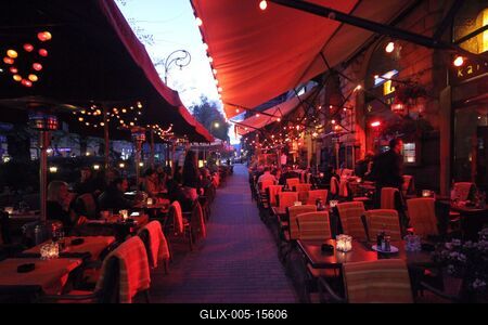 Budapest, Liszt Ferenc tér-stock-foto