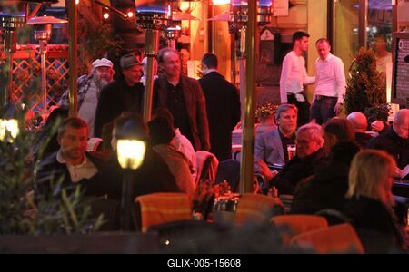 Budapest, Liszt Ferenc tér-stock-foto