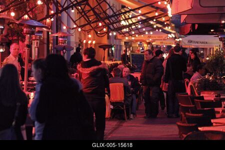 Budapest, Liszt Ferenc tér-stock-foto