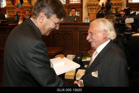 Díszpolgári Cím, Pro Urbe, Budapestért - díjátadó-stock-foto