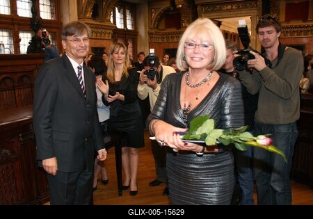 Díszpolgári Cím, Pro Urbe, Budapestért - díjátadó-stock-foto