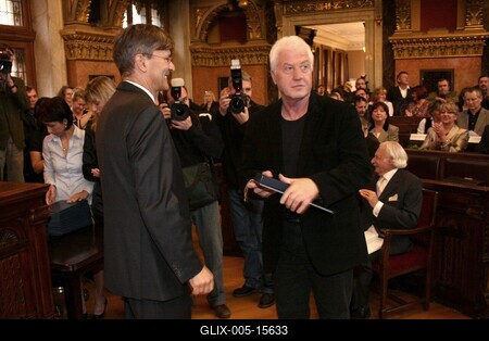 Díszpolgári Cím, Pro Urbe, Budapestért - díjátadó-stock-foto