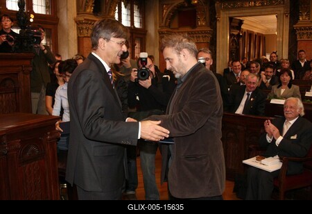 Díszpolgári Cím, Pro Urbe, Budapestért - díjátadó-stock-foto