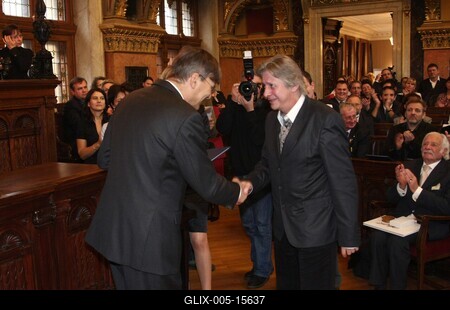 Díszpolgári Cím, Pro Urbe, Budapestért - díjátadó-stock-foto