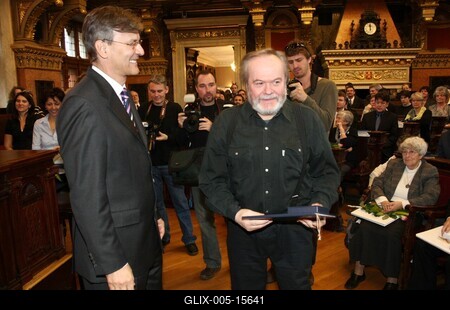 Díszpolgári Cím, Pro Urbe, Budapestért - díjátadó-stock-foto