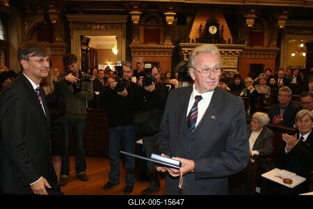 Díszpolgári Cím, Pro Urbe, Budapestért - díjátadó-stock-foto