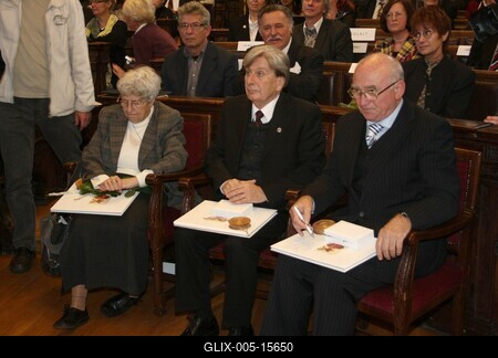 Díszpolgári Cím, Pro Urbe, Budapestért - díjátadó-stock-foto