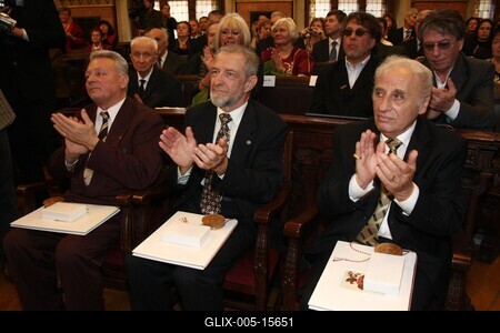 Díszpolgári Cím, Pro Urbe, Budapestért - díjátadó-stock-foto