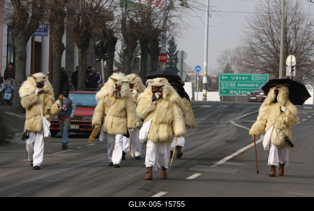 Busójárás 2009-stock-foto