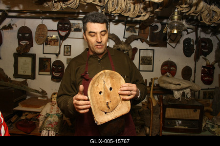 Busójárás 2009-stock-foto