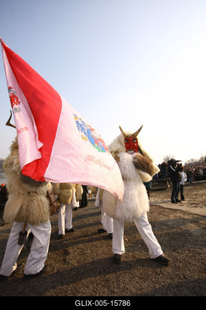 Busójárás 2009-stock-foto