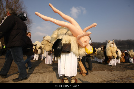 Busójárás 2009-stock-foto