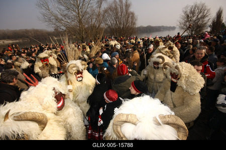 Busójárás 2009-stock-foto