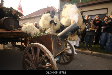 Busójárás 2009-stock-foto
