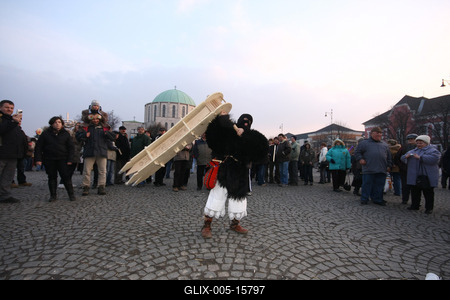 Busójárás 2009-stock-foto