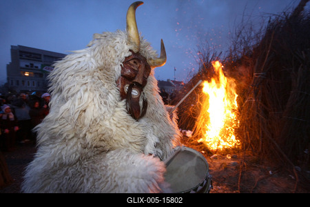 Busójárás 2009-stock-foto
