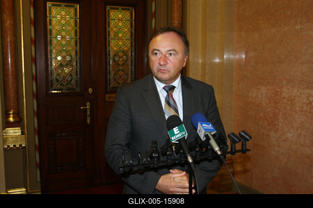 Csáky Pál és Katona Béla találkozója-stock-foto