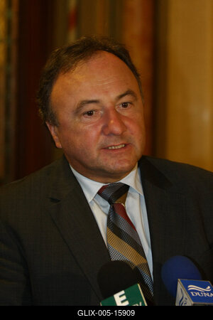 Csáky Pál és Katona Béla találkozója-stock-foto