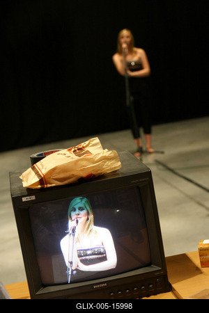 Csillag születik - tehetségkutató előválogatás-stock-foto