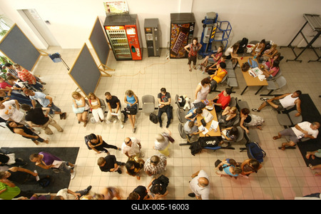 Csillag születik - tehetségkutató előválogatás-stock-foto