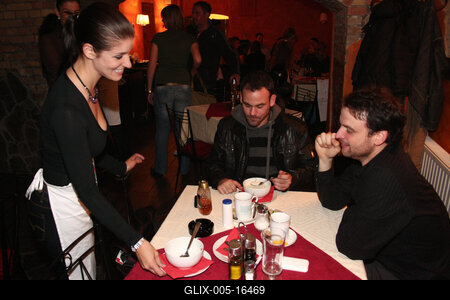 Jótékonyság - Don Leone étterem-stock-foto