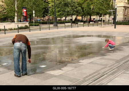 Budapest Főutcája-stock-foto