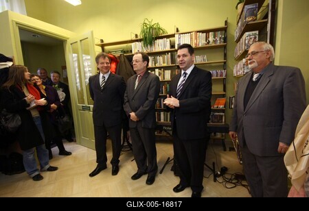 Mester utcai Szabó Ervin könyvtár-stock-foto