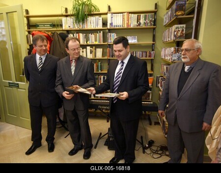 Mester utcai Szabó Ervin könyvtár-stock-foto