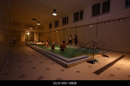 Fürdők Éjszakája-stock-foto