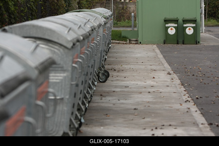 Hulladékudvar a XVIII. kerületben-stock-foto