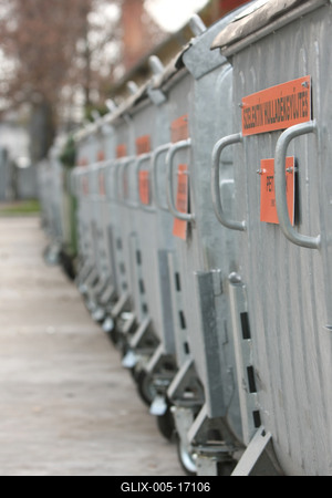 Hulladékudvar a XVIII. kerületben-stock-foto