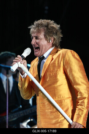 Rod Stewart koncert-stock-foto