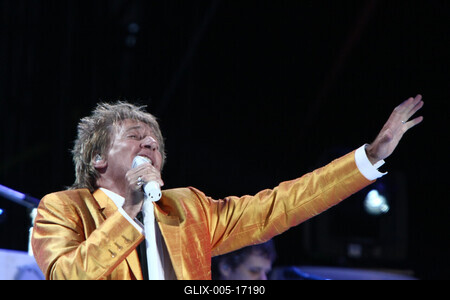 Rod Stewart koncert-stock-foto