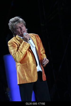 Rod Stewart koncert-stock-foto