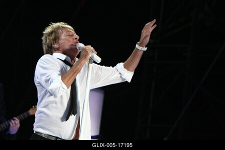 Rod Stewart koncert-stock-foto