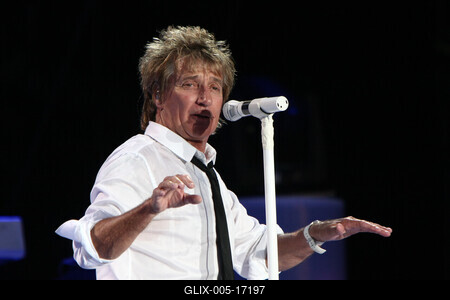 Rod Stewart koncert-stock-foto