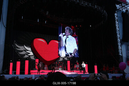 Rod Stewart koncert-stock-foto