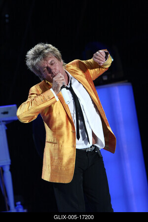 Rod Stewart koncert-stock-foto