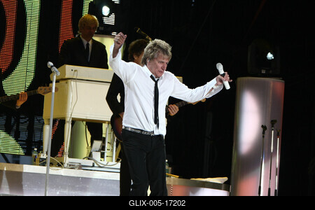 Rod Stewart koncert-stock-foto
