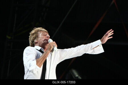 Rod Stewart koncert-stock-foto