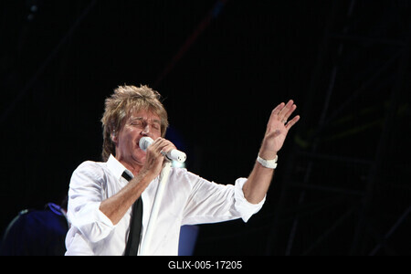 Rod Stewart koncert-stock-foto