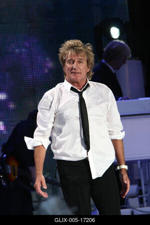 Rod Stewart koncert-stock-foto