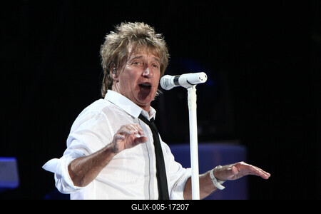 Rod Stewart koncert-stock-foto