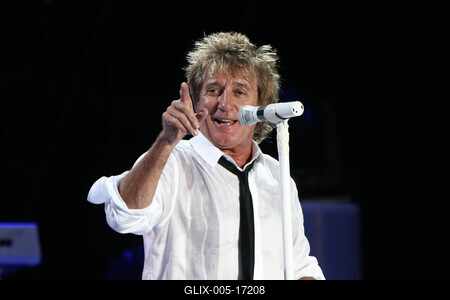 Rod Stewart koncert-stock-foto