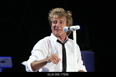 Rod Stewart koncert-stock-foto