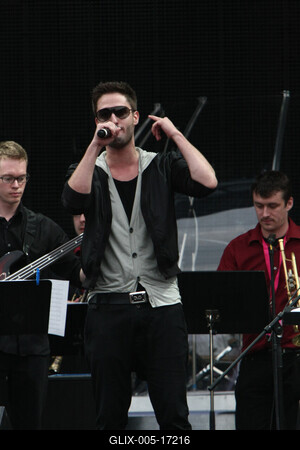 14. T-Mobile Kapcsolat koncert-stock-foto