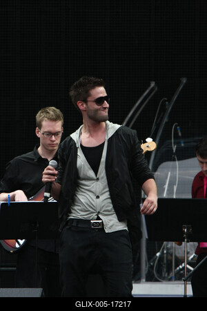 14. T-Mobile Kapcsolat koncert-stock-foto