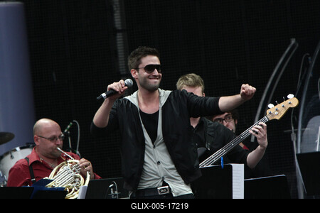 14. T-Mobile Kapcsolat koncert-stock-foto